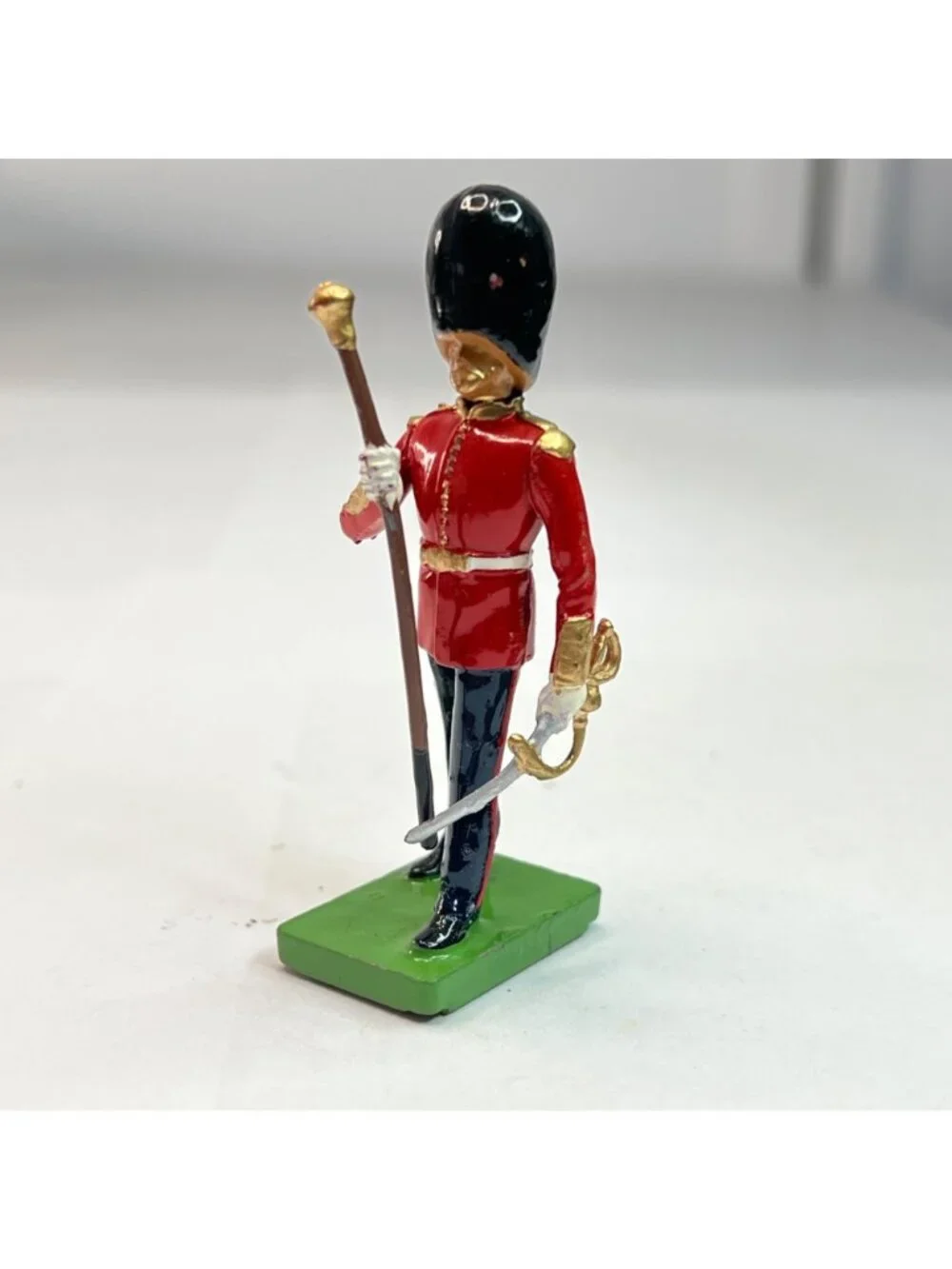 W. Britain Grenadier Guards Drum Major Metal Figurine Collectible From 1990
